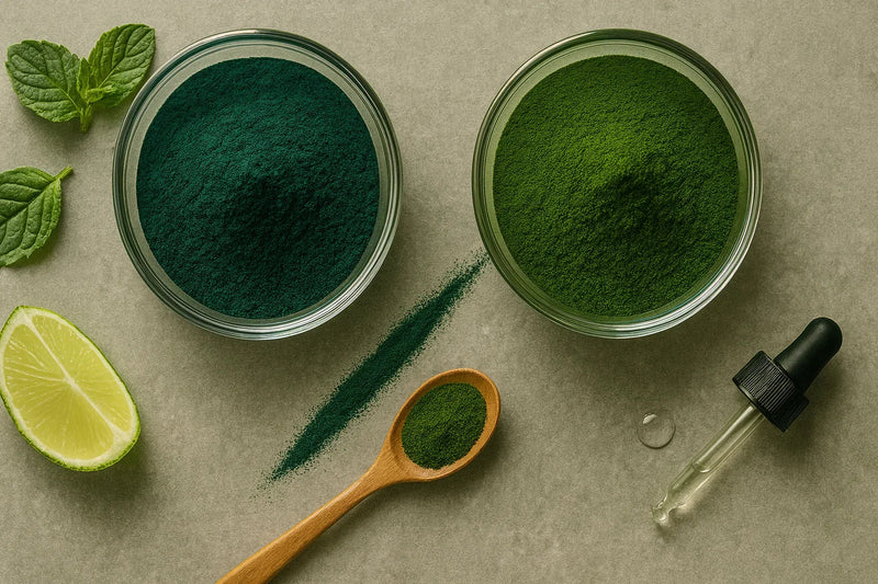 Spirulina vs. Chlorella — What’s the Difference?