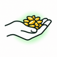 Zinc as a handful of pumpkin seeds