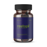 Seamor Restopil | 9-Ingredient Herbal Sleep Blend | Natural Sleep Promoter, Stress Reliever & Mind Relaxant | Non-Habit Forming Ayurvedic Tablets